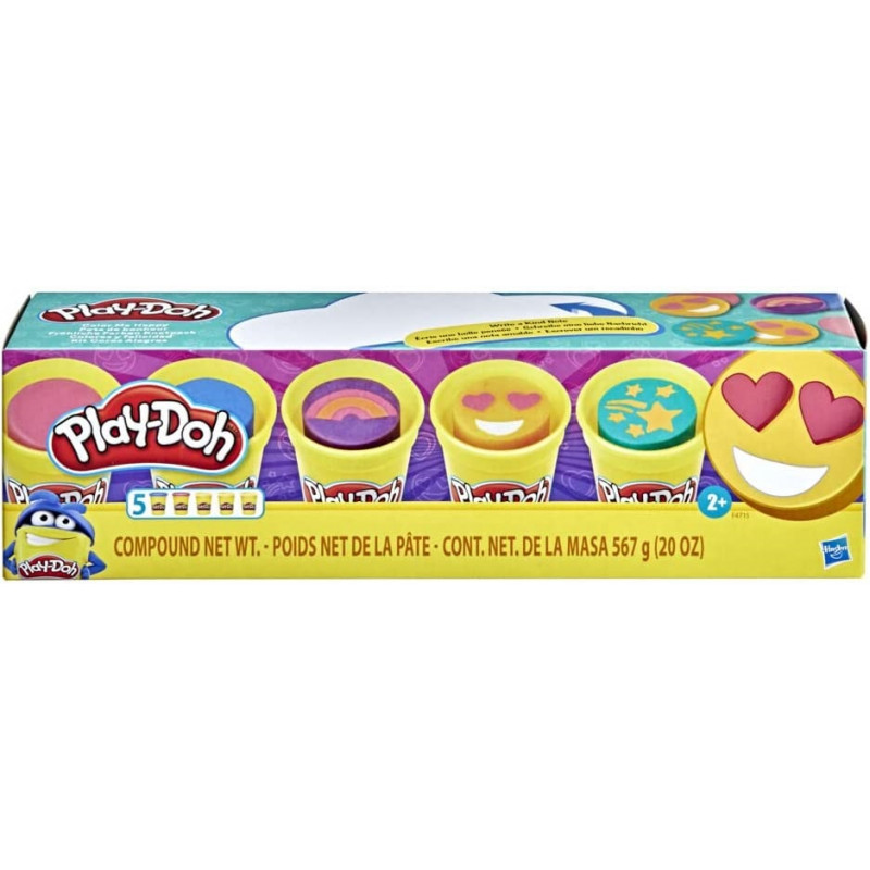 Hasbro Play-Doh Color Me Happy 5 Vasetti