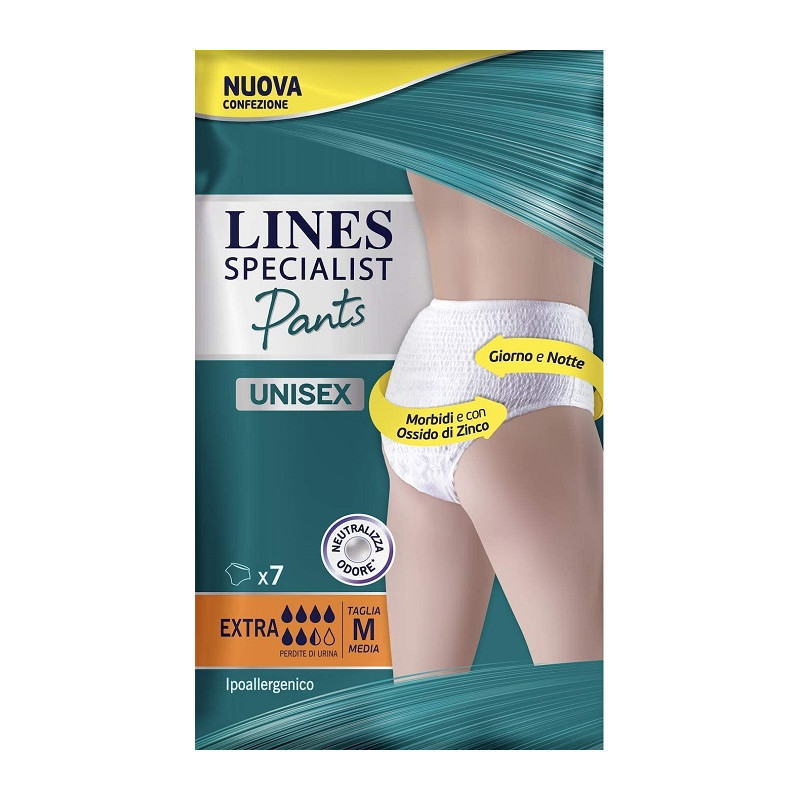 Lines Specialist Pants Extra Mutandina Unisex Taglia M Offerta 2 Confezioni da 7pz (2x7)