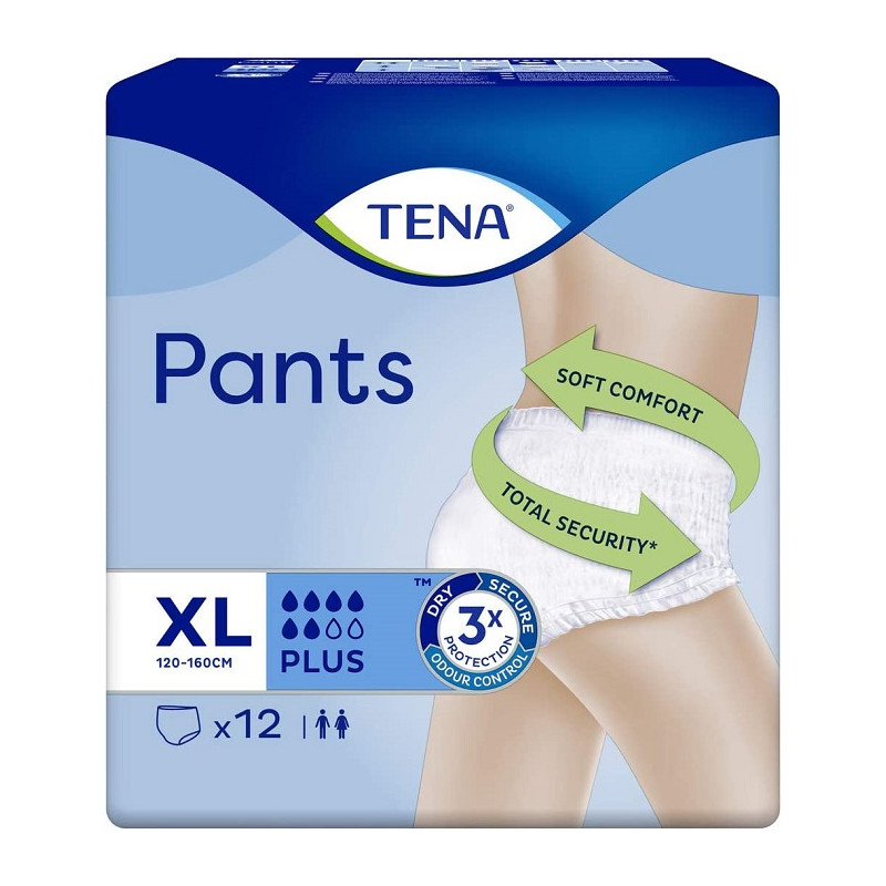 Tena Pants Plus Assorbenti a Mutanda Taglia XL Offerta 4 Confezioni da 12 pz