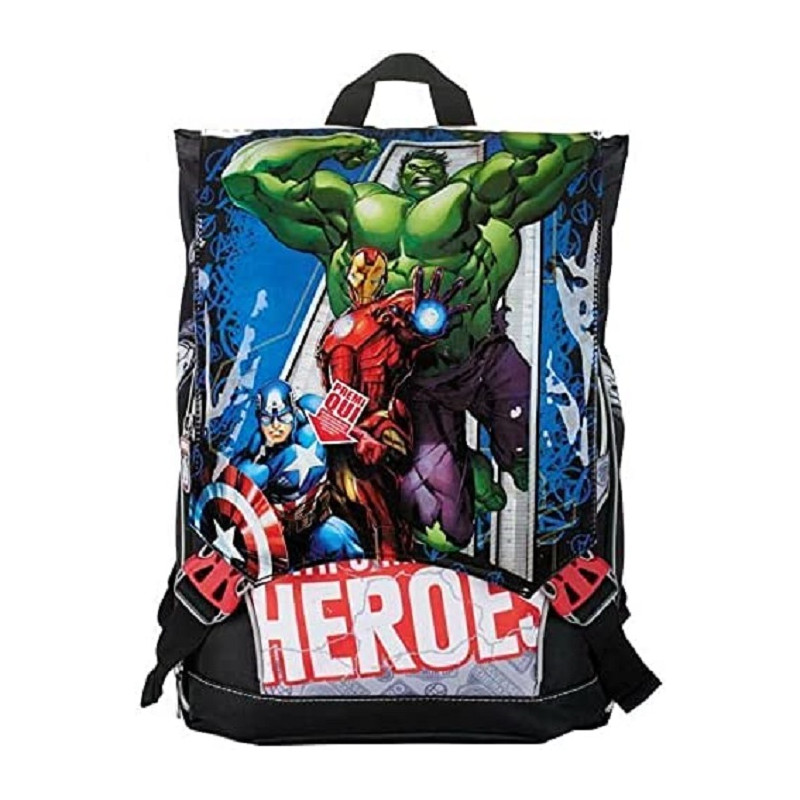 Marvel Zaino Scuola Estensibile Personagi Super Eroi Avengers
