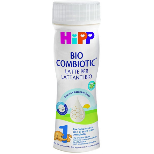 HiPP 1 Combiotic Latte Latte Liquido Biologico per Neonati Offerta 4 Confezioni da 200 ml