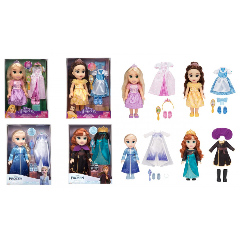 Jakks Pacific Disney Princess Baby Doll con Abiti e Accessori JAKKS