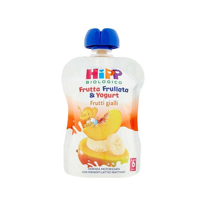 Hipp Frutta Frullata Yogurt Frutti Gialli Offerta da 3 confezioni da 90gr
