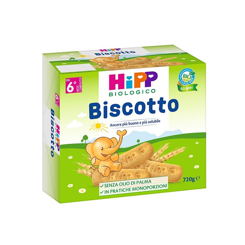 HiPP Biologico Biscotto solubile Offerta 3 Confezioni da 720 gr