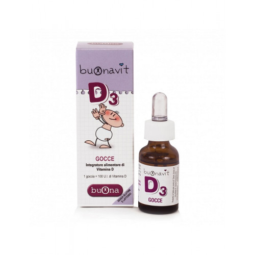 Buonavit D3 Integratore Vitamina D3 Gocce Confezione da 12ml