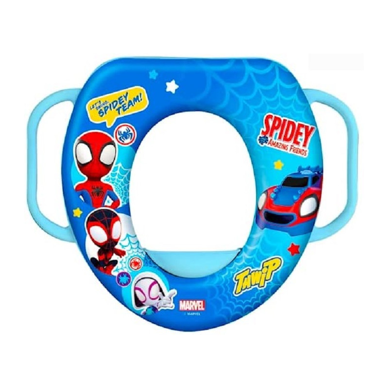 Lulabi Riduttore Spiderman WC Soft con Manici Marvel Spidey