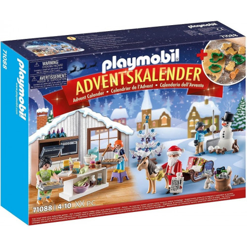 Playmobil Christmas 71088 Calendario dell'Avvento Pasticceria di Natale con Formine per i Biscotti