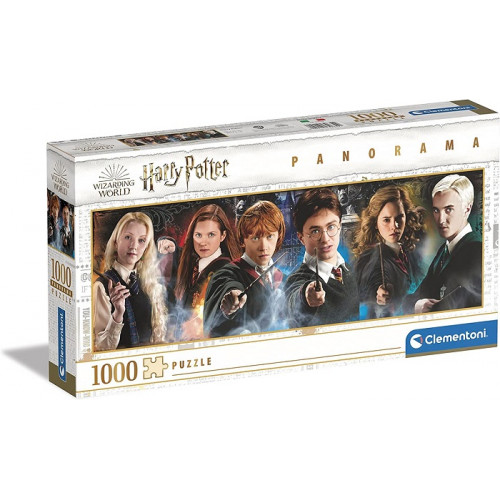 Clementoni 39639 Puzzle Panorama Harry Potter 1000pzs Potter-1000 Made in Italy, 1000 Pezzi