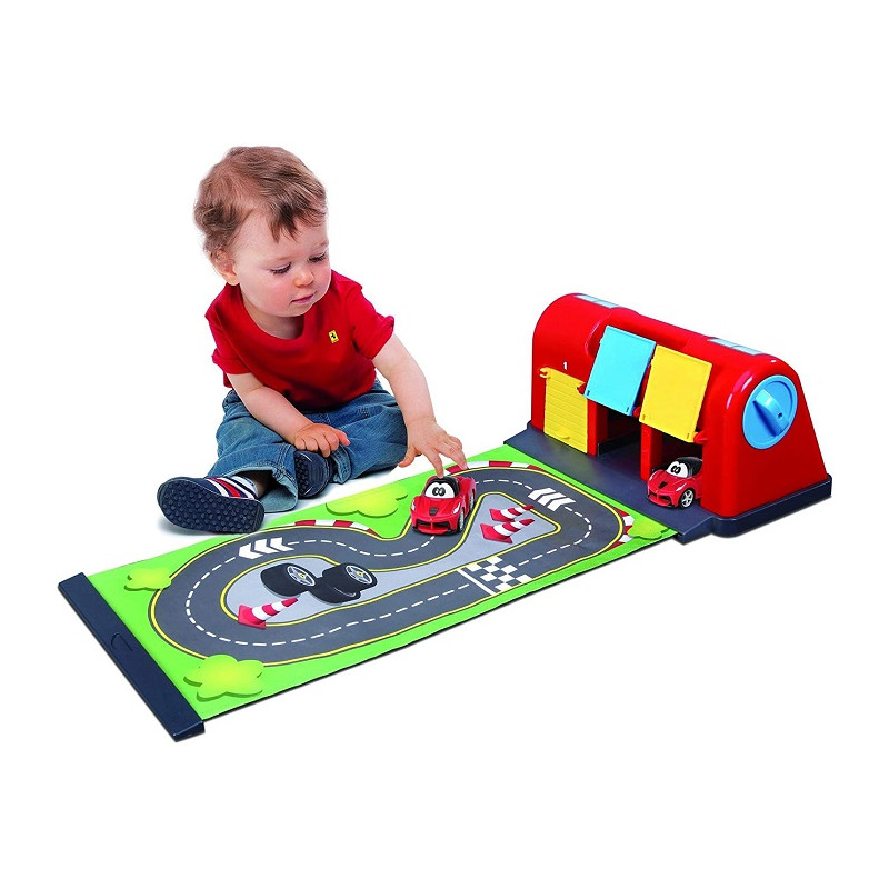 Goliath Bburago Junior Garage Ferrari Roll Away Circuito
