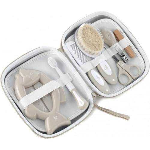 Jane Set Igiene Neonato Beauty Kit Colore Grigio Sand