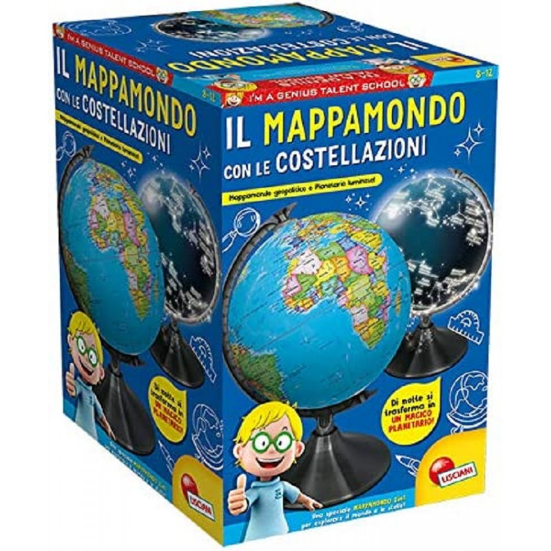 Lisciani I'm a Genius Mappamondo Kids con Le Costellazioni