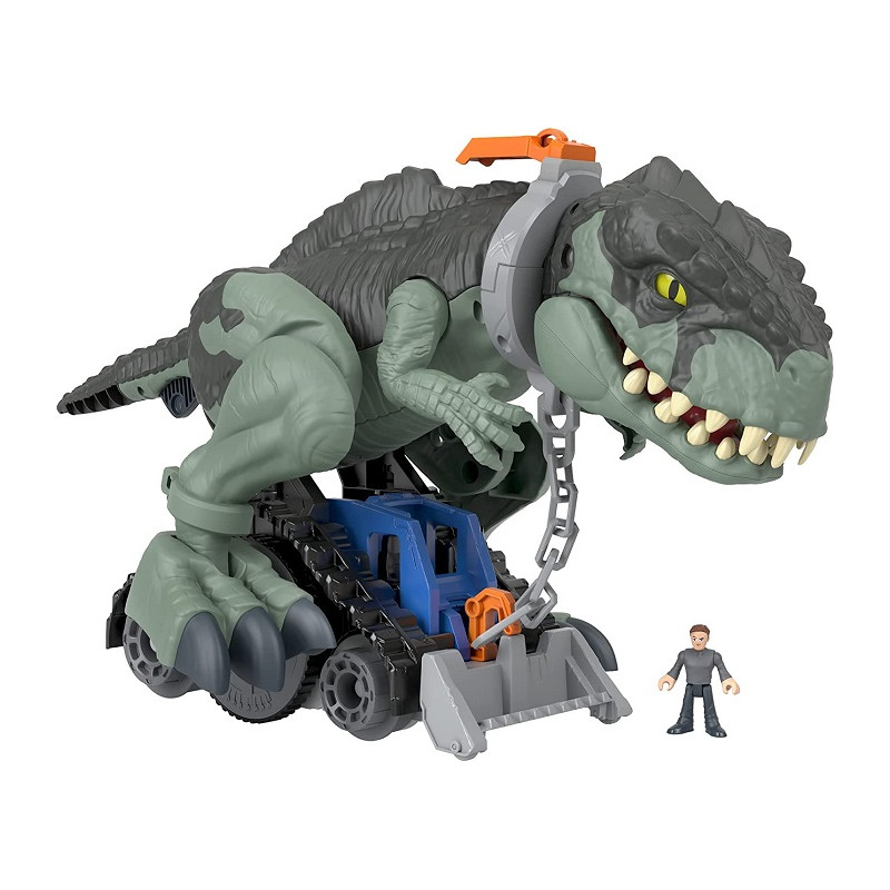 Mattel GWT22 Imaginext Jurassic World Mega Dino Calpesta e Ruggisc, Giocattolo per Bambini 3+ Anni