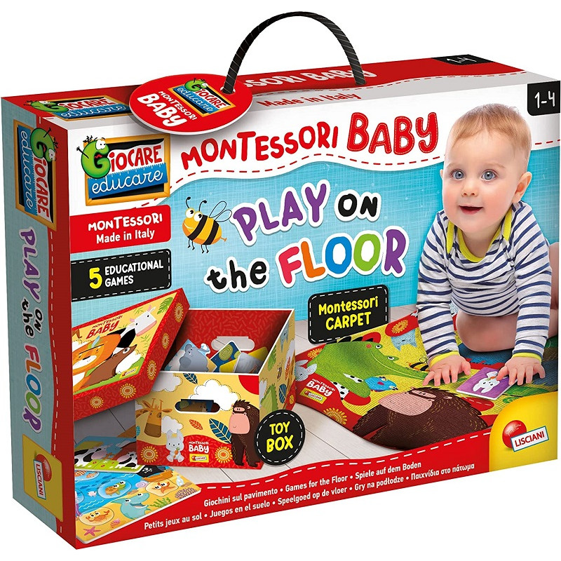 Lisciani Giochi - Montessori Baby Giochini sul Pavimento
