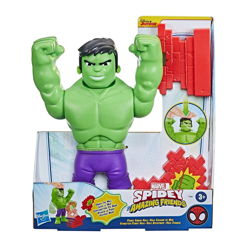 Hasbro Marvel Spidey e i suoi fantastici amici Power Smash Hulk