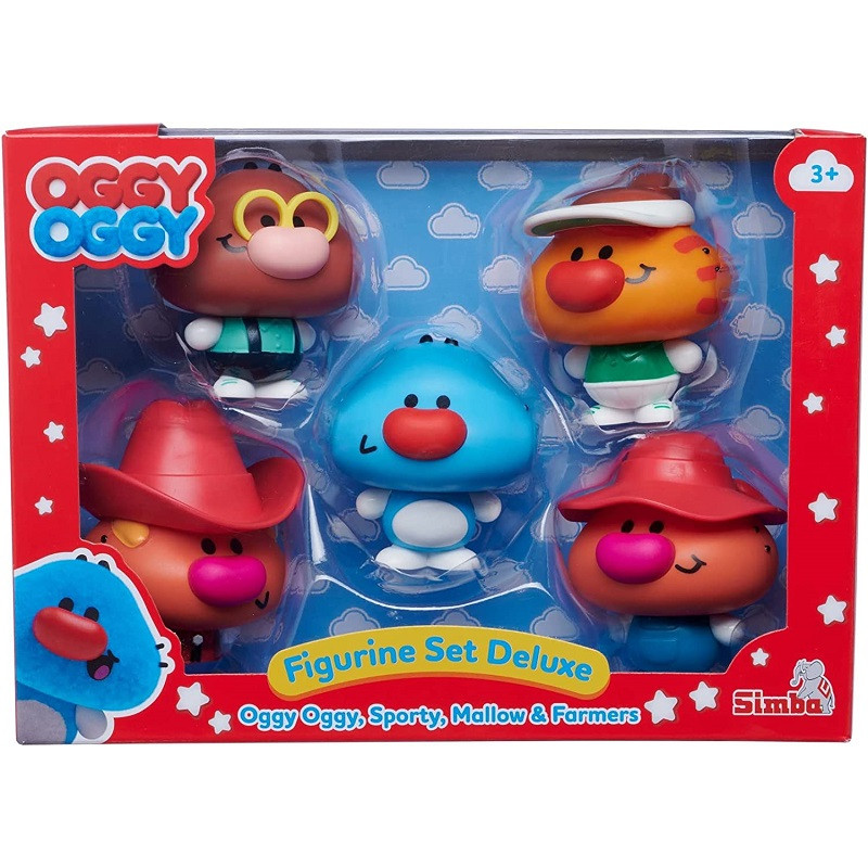 Simba Toys Oggy Oggy Set 5 Personaggi 7 cm