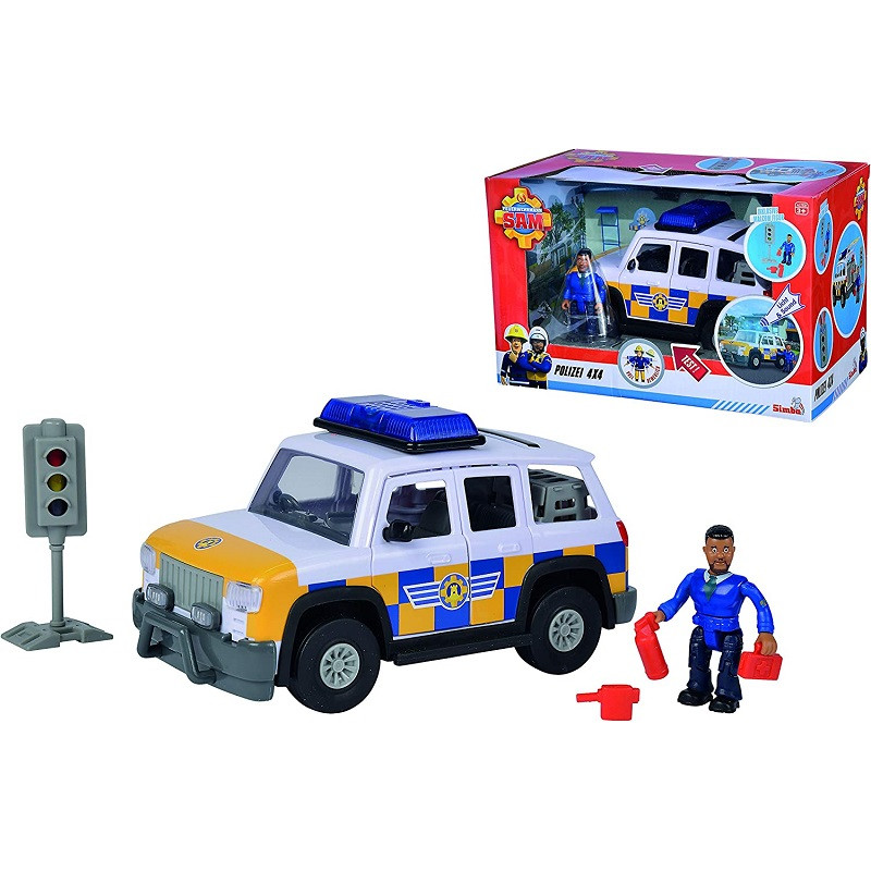 Simba - Sam Il Pompiere, Auto Polizia con Personaggio