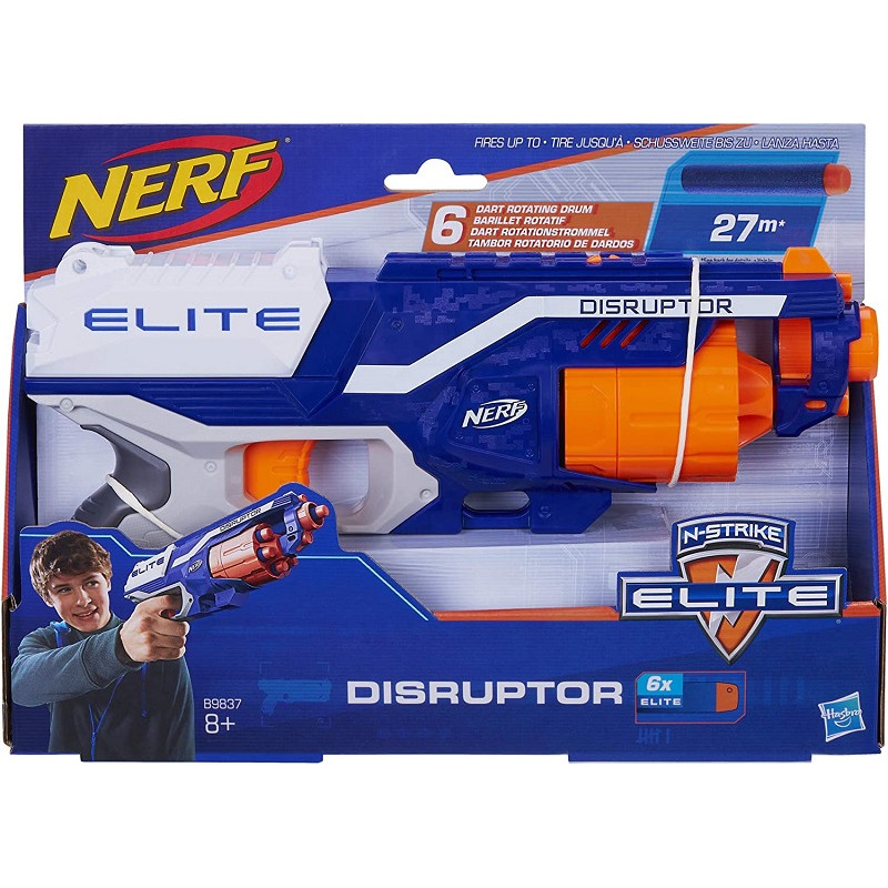 Hasbro Nerf Elite - Disruptor Blaster con dardi