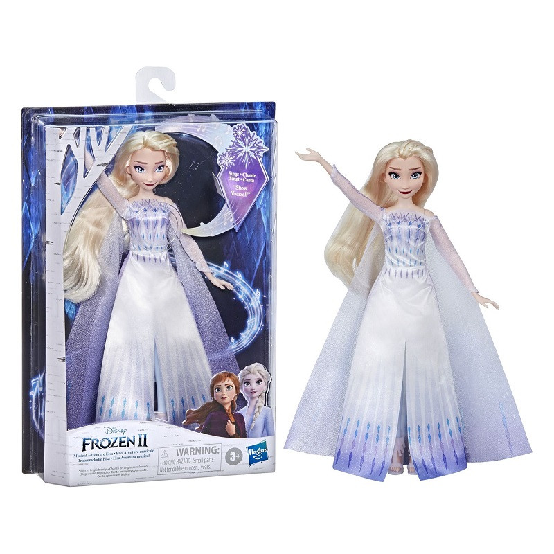 Hasbro Disney Frozen 2 - Elsa, Bambola Cantante, Musical Adventure