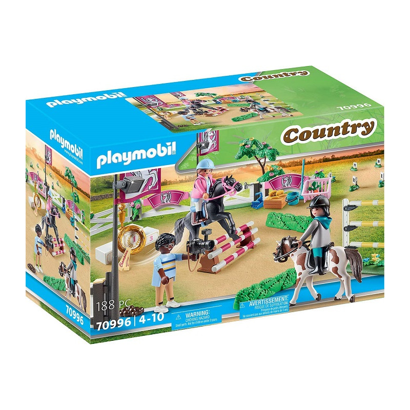 Playmobil Country Torneo di Equitazione, Giocattoli per Bambini dai 4 Anni