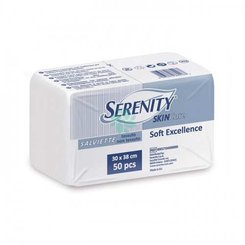 Serenity Skincare Salviette di Carta Tenderness Dimensione 30x38cm Confezione da 50Pz