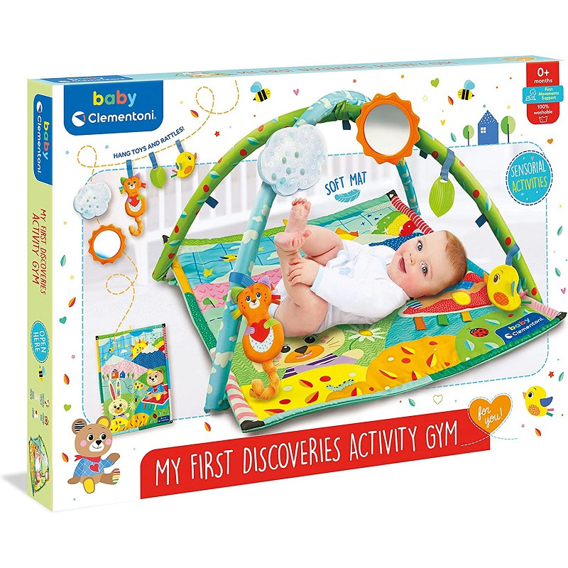 Clementoni- My First Discoveries Activity Gym-Palestrina Multifunzione