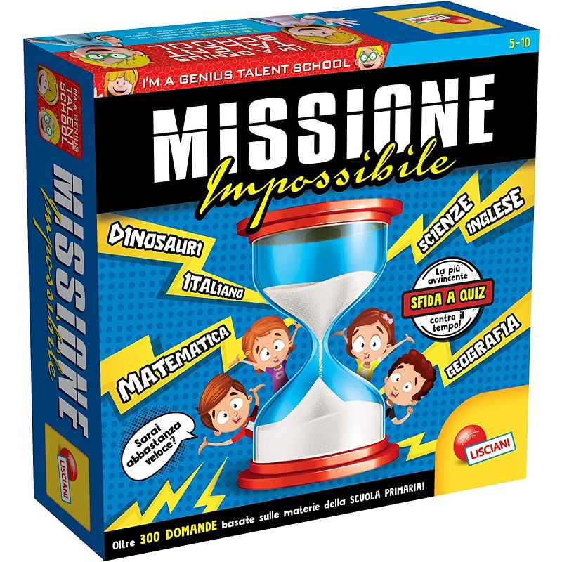 Lisciani Giochi- I'm a Genius Mission Impossible, Gioco di società dei Piccoli Geni