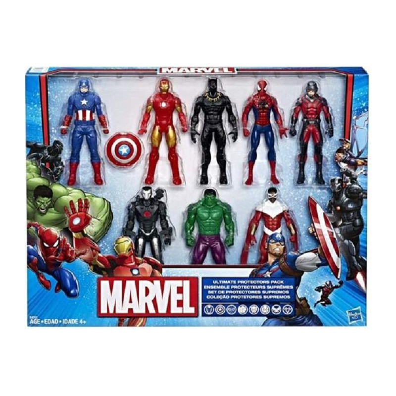 Hasbro Marvel Avengers Set 8 Personaggi 15 cm