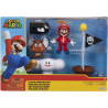 Jakks Pacific Nintendo Super Mario 6 cm Personaggi Multipack Diorama Set