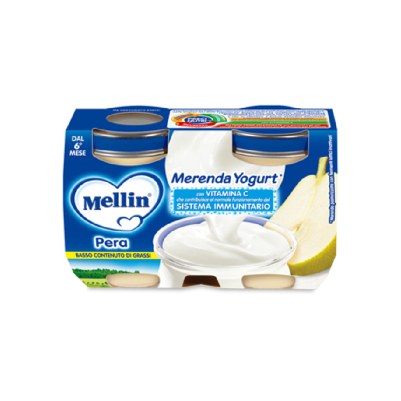 Mellin Pera e Yogurt 6 da 120gr