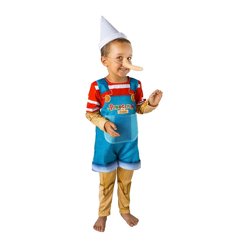 Ciao Pinocchio burattino Costume Travestimento Bambino Originale Ta