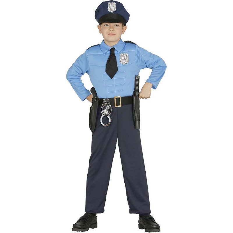 Guirca Costume Poliziotto taglia 3-4 Anni