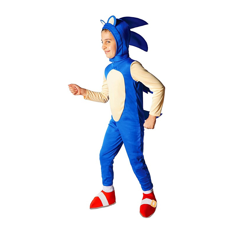 Ciao Sonic The Hedgehog Costume Travestimento Bambino Originale 8-10 Anni