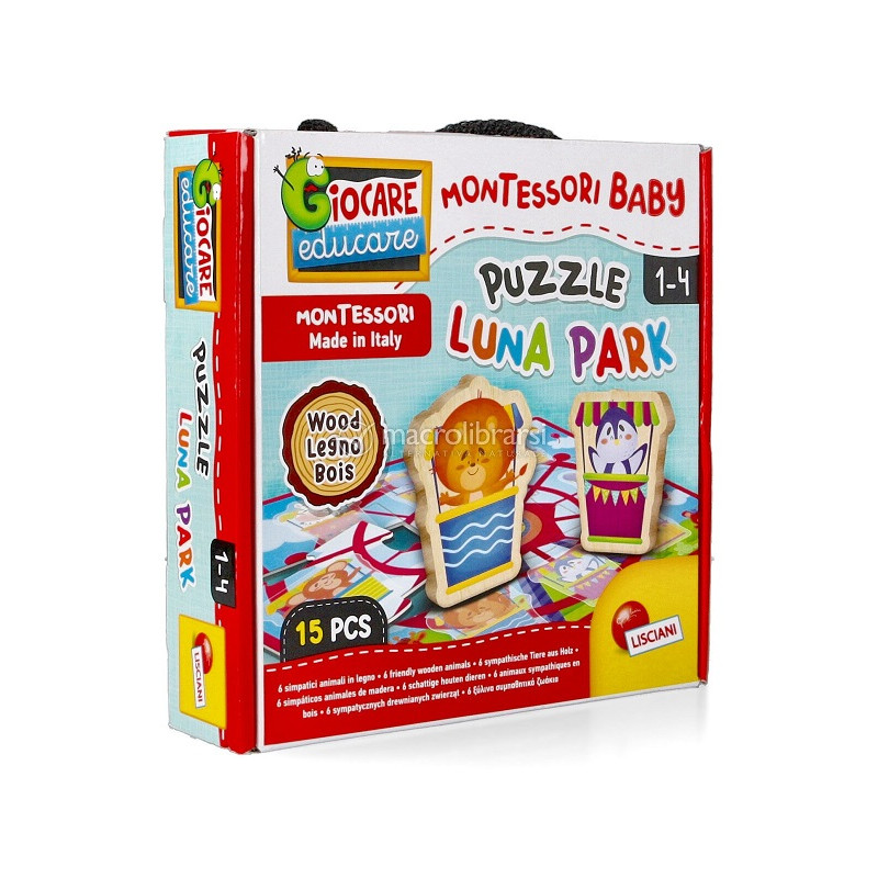 Lisciani Montessori Baby Puzzle Luna Park