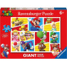 Ravensburger Puzzle Giant Super Mario per Bambini 125 Pezzi Età consigliata 6+