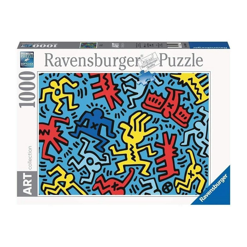 Ravensburger Pop Art, Keith Haring Puzzle 1000 Pezzi