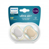 Philips Avent SCF085/15 Ciuccio Ultra Air senza BPA per Bambini da 0 a 6 mesi Neutro