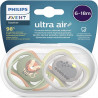 Philips Avent SCF085/17 Ciuccio Ultra Air senza BPA per bambini da 6 a 18 mesi