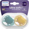Philips Avent SCF091/04 Ciuccio Ultra soft senza BPA per Bambini da 6 a 18 mesi Neutro