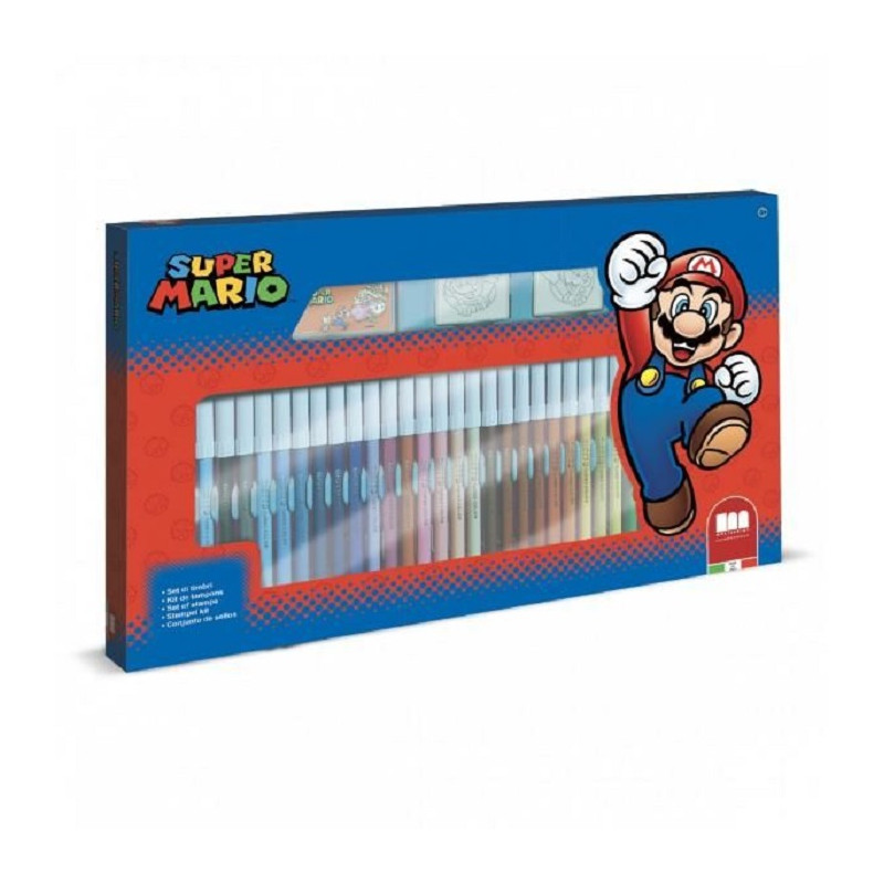 Multiprint Set 36 Pennarelli Super Mario Bros