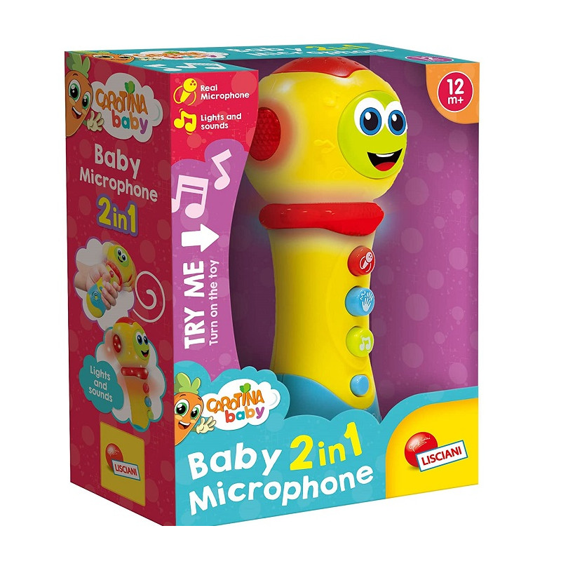 Lisciani Carotina Baby Microfono 2 in 1