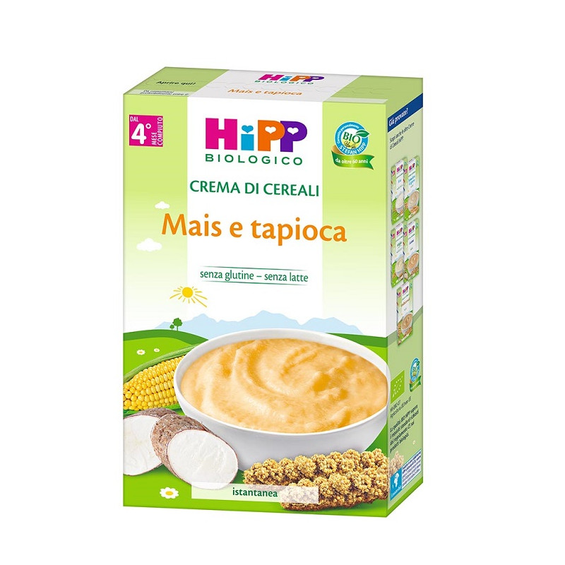Hipp Crema di Cereali Mais e Tapioca BIO 200g