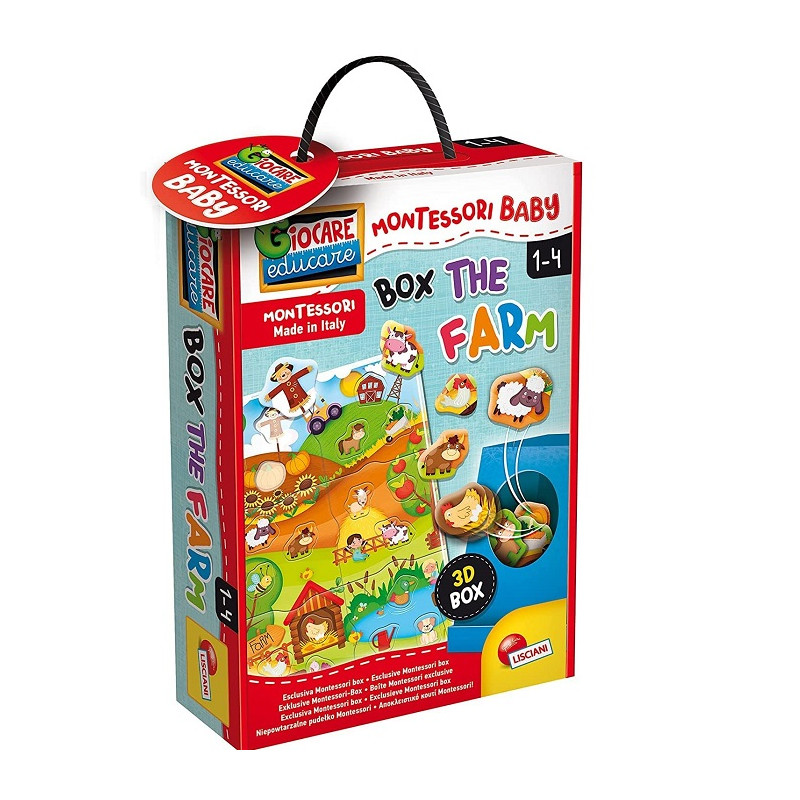 Lisciani Giochi Montessori Baby Box the Farm