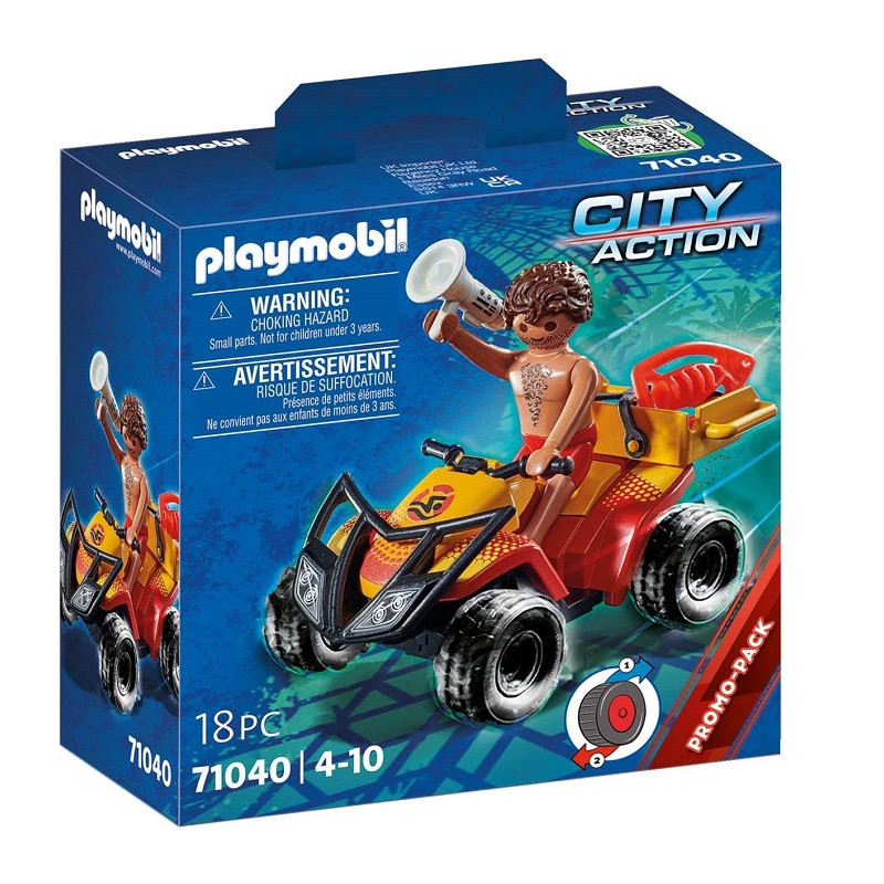 Playmobil 71040 City Action Quad di Salvataggio