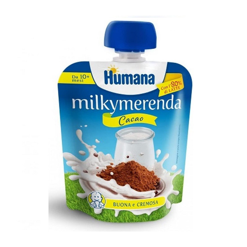Humana Milky Merenda Cacao Offerta 4 Confezioni da 85gr