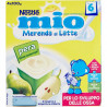 Nestlé Mio Merenda al Latte Pera da 6 Mesi Offerta 3 Confezioni da 4 Vasetti 100gr