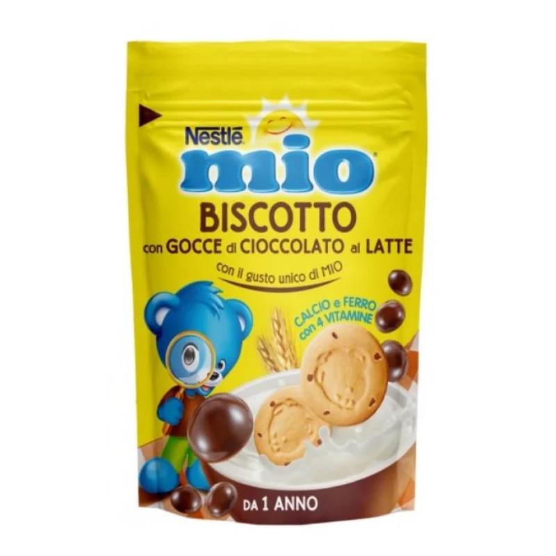 Nestle Mio Biscotto Con Gocce di Cioccolato al Latte 3 Confezioni da 150gr