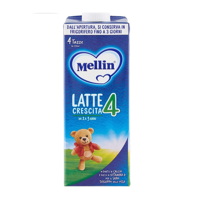 Mellin Latte Crescita 4 Liquido 6 Confezioni da 1 Litro