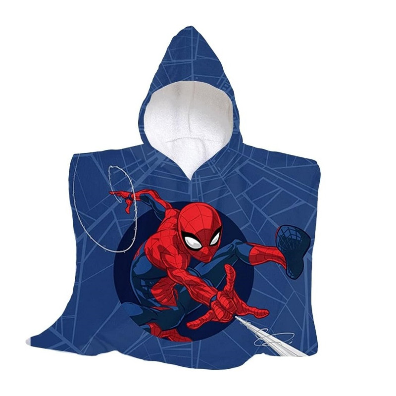 Hermet Spider Man Poncho in Spugna 60x60 cm