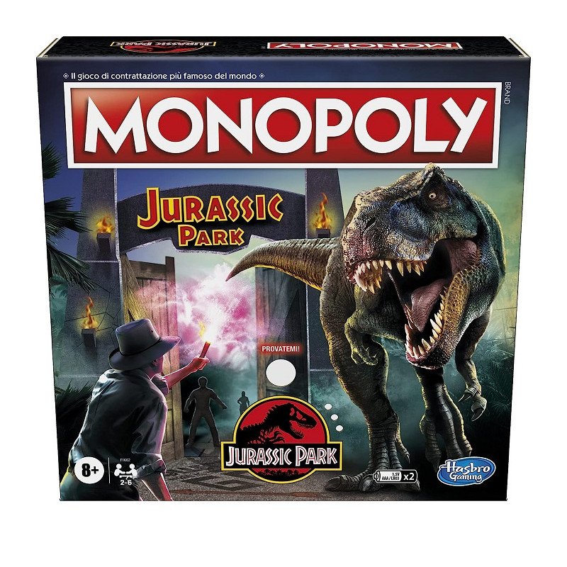 Hasbro Monopoly World Jurassic Park Edition