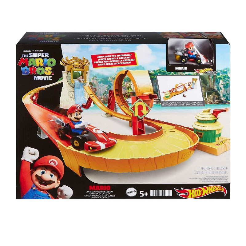 Mattel Hot Wheels Super Mario Bros Corsa nella Giungla di Kong